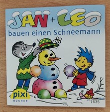 Jan und Leo bauen einen Schneemann Pixi Buch Carlsen Sammlung Kinder Büchlein