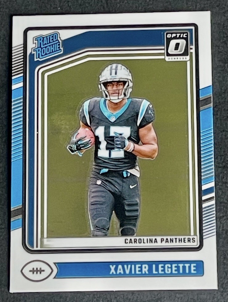 2024 Panini Donruss Optic Xavier Legette Rated Rookie RC #299 Panthers