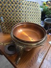 Copper and Brass Fondue Pot Vintage — photo 5