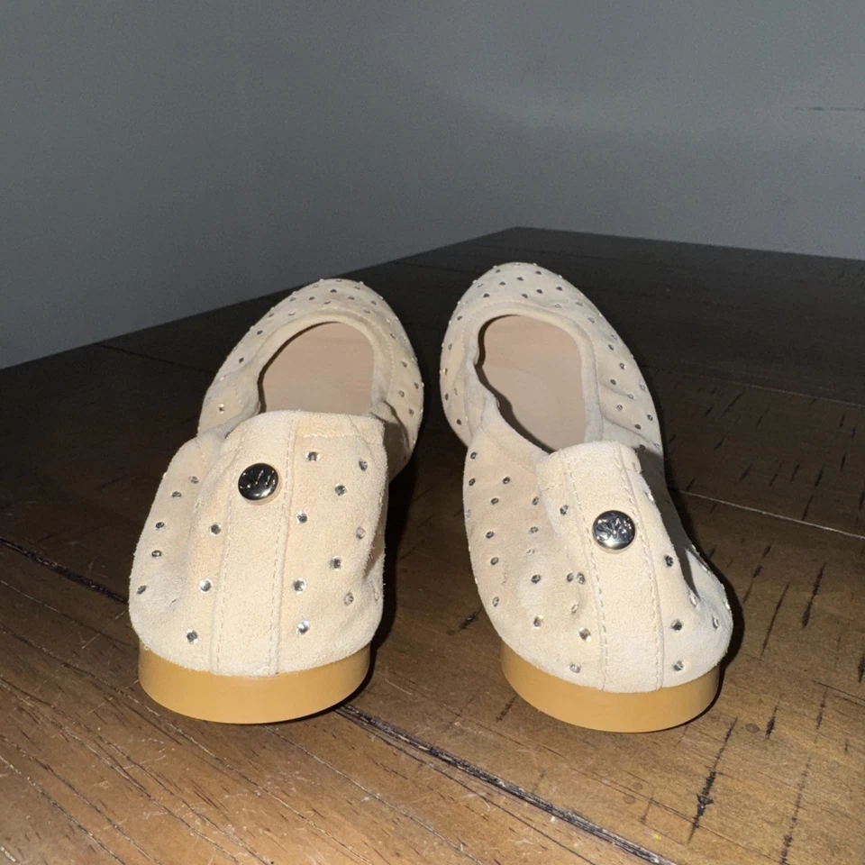 Ballet plano de gamuza Stuart Weitzman Bling para mujer talla 7  Foto 4 de 4