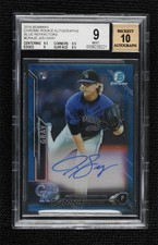 2016 Bowman Chrome Rookie Blue Refractor 99/150 Jon Gray BGS 9 MINT Auto 0c54