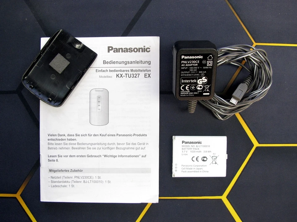 Ersatzteile Handy KX-TU327 Panasonic Netzteil PNLV230CE Akku BJ-LT100010 - Bild 1 von 1