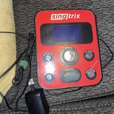 Voxx SingTrix Voice Effect Processor Karaoke System 136-5503 Red Unit & Power