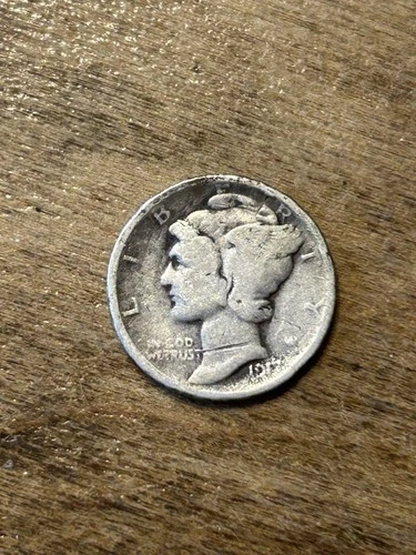 1917 Mercury Dime VG