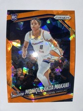 2025 Panini WNBA Orange Cracked Ice Prizm #98 Monique Akoa Makani Rookie