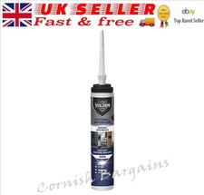 Volden Mould & Mildew Resistant White Bathroom & Kitchen Sanitary Sealant 200ml