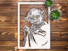 Detailed Character Stencil Design for Unique Crafting Projects - StencilAir