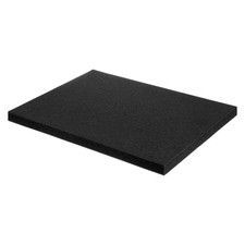 Polyurethane Foam Inserts 16"Lx12"Wx1"T Packing Sheets Cushioning Pad(Black)