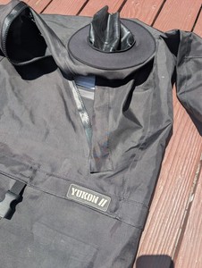 DUI Yukon II Drysuit – Size LT with 2XL Rock Boots