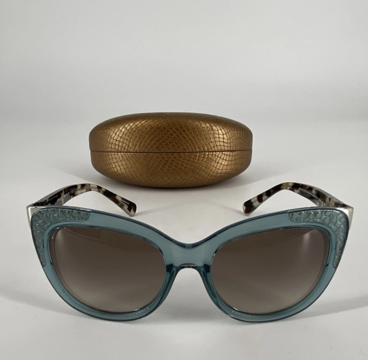 NWT COACH HC8247 CATEYE WOMEN’S SUNGLASSES WITH CASE AND CLEAN CLOTH Coach Women main image 4
