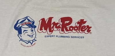 Rare Vintage Mr Rooter Plumbing Single Stitch T Shirt 90s Promo Quick As Wink 2X