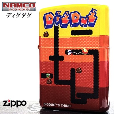 Namco Legendary Zippo Dig Dug Game Cassette Collectible Used