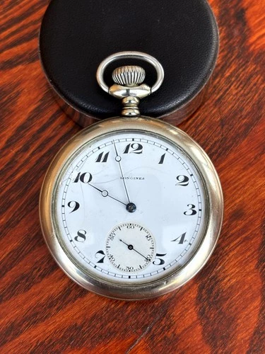 1905 US Cased Klee & Groh Rochester NY Longines 15 Jewel 16 Size Swiss Runs Well