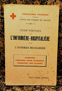 1917 CROIX ROUGE INFIRMIERE HOSPITALIERE BRANCARDIER