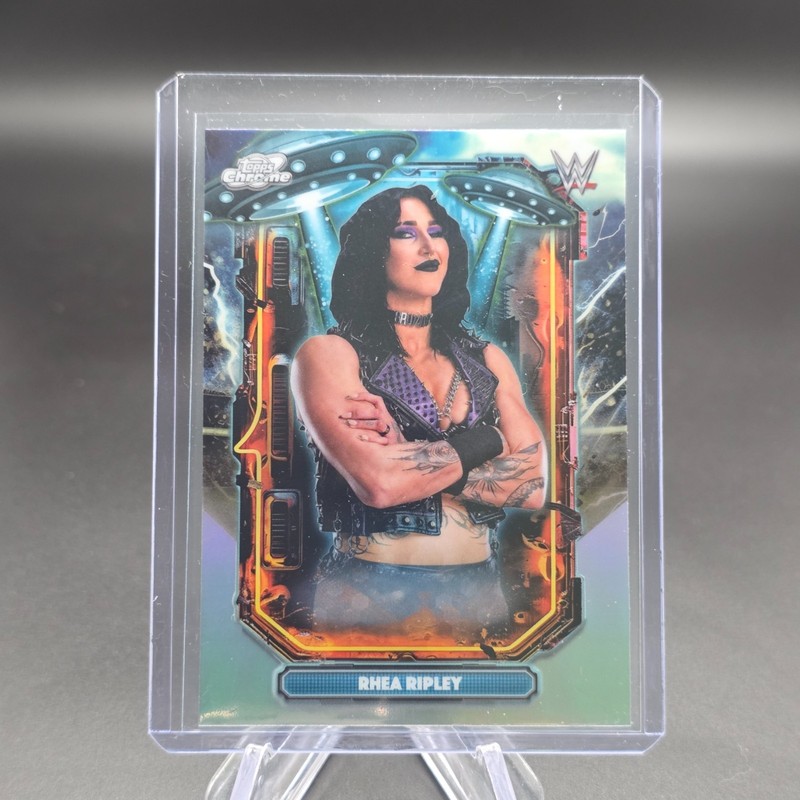 2026 WWE Topps Cosmic Chrome Rhea Ripley Extraterrestrial Talent Insert #ET-12