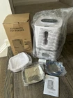 Automatic Pet Feeder for Cats And Dog - 7.0L White & Gray New Open Box
