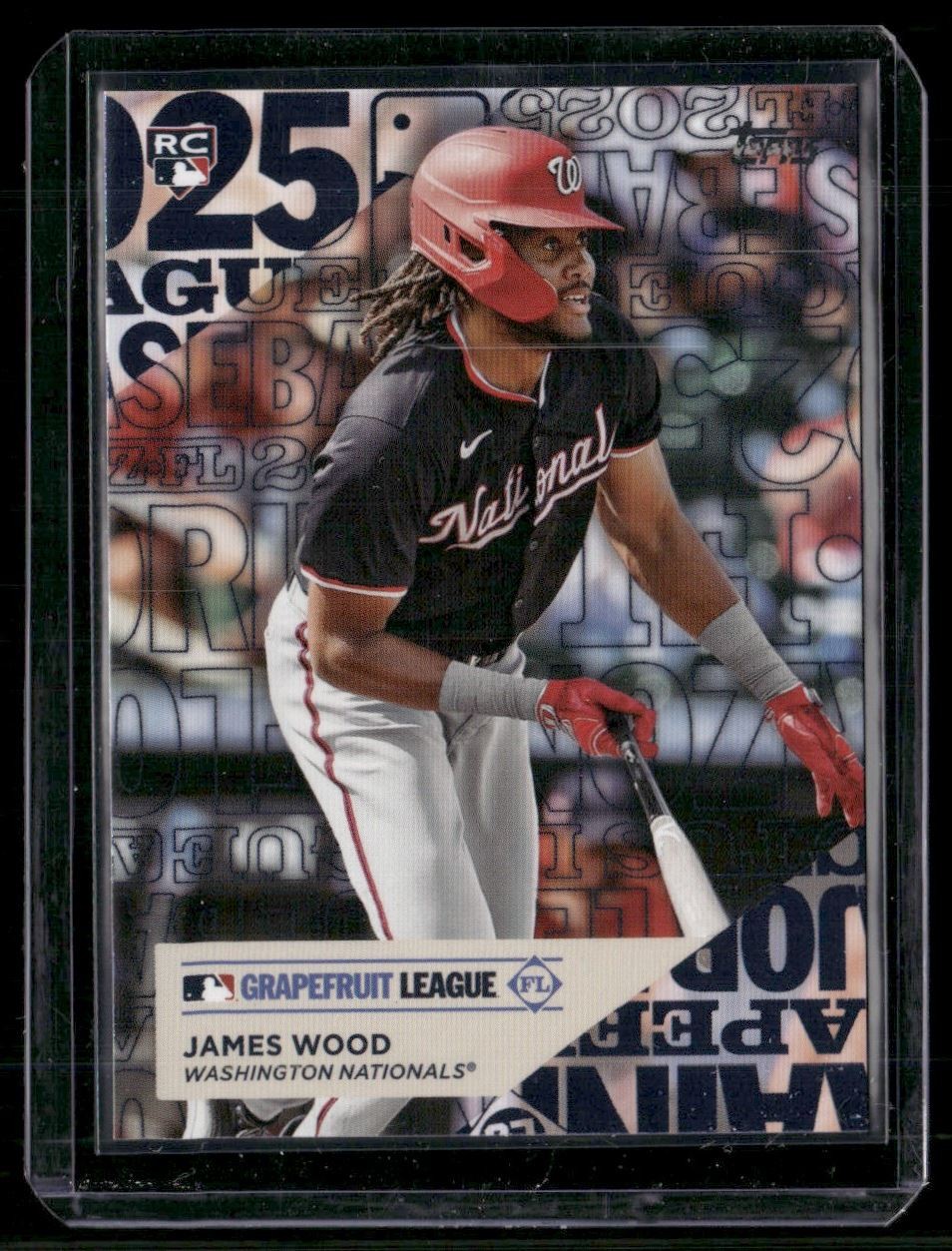James Wood Rookie 2025 Topps Training Grounds Washington Nationals #TG-18