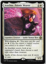Arachne, Psionic Weaver 2 Rare Marvel's Spider-Man Magic: The Gathering NM A