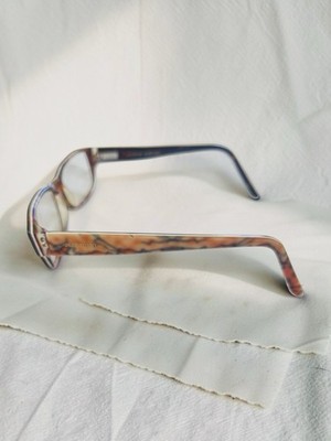 Jill Stuart JS 294-1 Amber Marble Havana Tortoise Eyeglass Frames 53-16-135