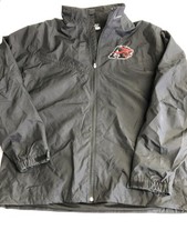 Nike Golf Jacket Mens XL Black Storm-FIT 10 Windbreaker Full Zip A Logo Athletic