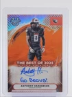 2025 Bowman Best University Football Orange Refractor Anthony Hankerson #BOA-AHA