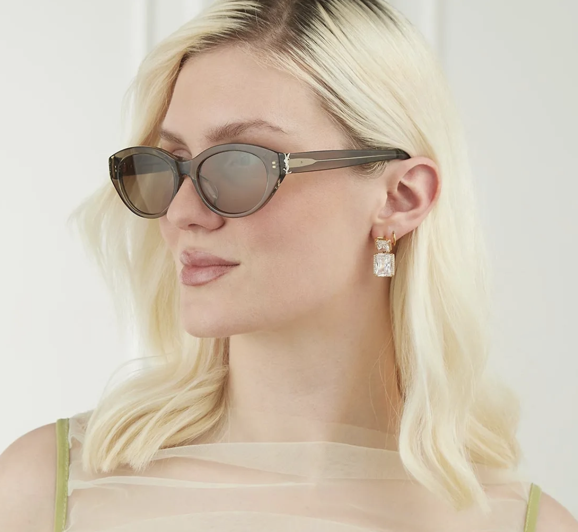 NUOVI occhiali da sole Yves Saint Laurent SL M148 004 54 mm 100% autentici