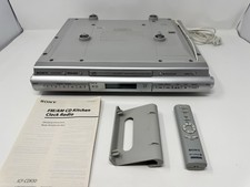 Sony ICF-CDK50 Under Cabinet Kitchen Radio CD Player Remote Manual See Video