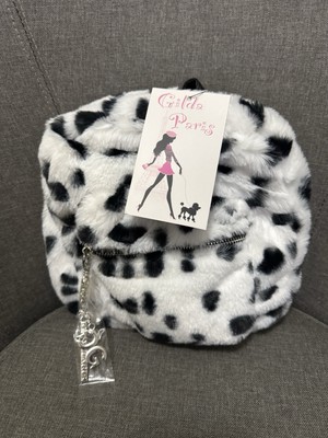 Gilda Paris Small Backpack White w/ Black Spots | NWT Fashion Bag MSRP $129