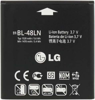 NEW ORIGINAL OEM TMobile LG Battery BL-48LN LG MyTouch Q C800 4G 1520mAh BL48LN