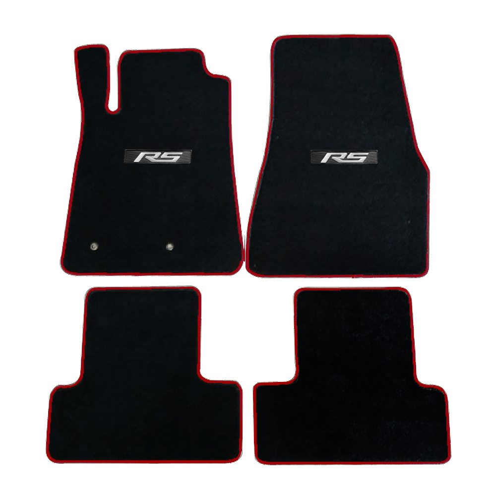 For 0509 Ford Mustang Floor Mat Carpet Black Nylon Front & Rear 4PCS