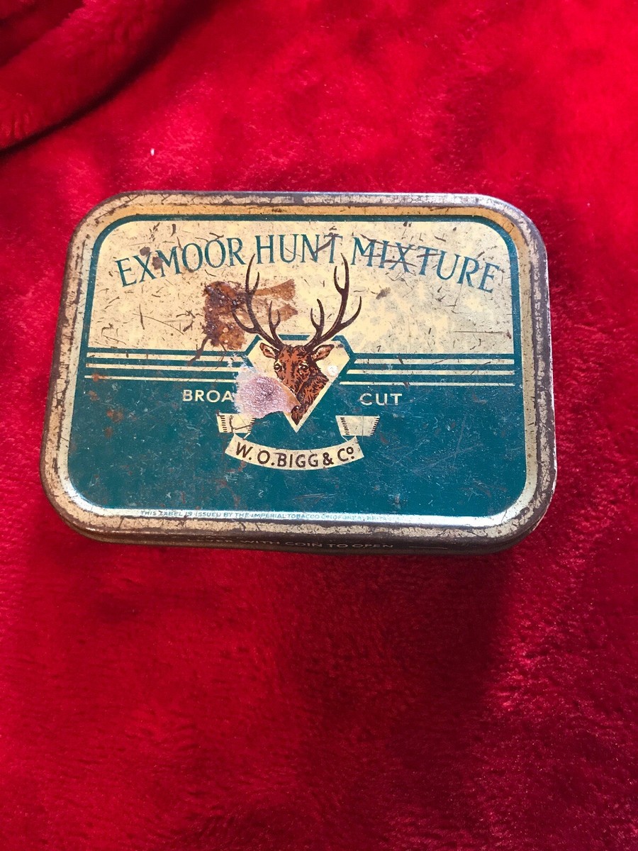 Vintage Exmoor Hunt Mixture medium cut Tobacco Tin