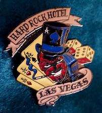 LAS VEGAS TATTOO VINCE RAY 4 ACES POKER SWMOKING RED DEVIL Hard Rock Cafe PIN LE