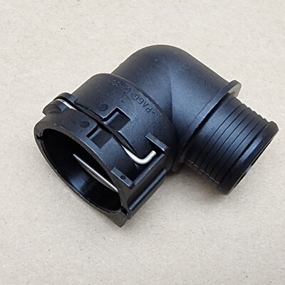 Norma RSS Normaquick PS3 VDA NW20-90 degree coolant connector, 20 mm to 1'' hose