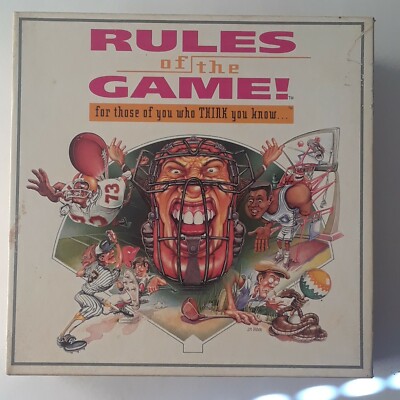 Rules Of The Game For Those Of You Who Think They Know