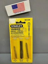 Stanley 68-330 Yankee Screwdriver Drill Bits Flat Phillips 133 233 135 USA NOS