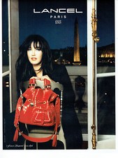 Publicité Advertising 078  2008   sac French Légéreté Lancel Isabelle Adjani