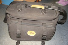 Vtg LTD Canvas Camera Bag,Travel Bag Zipper w Double Safety Strap,Padded,Compart