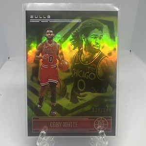 2020 Panini Illusions Basketball Trophy Collection Yellow Coby White #86