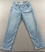 Abercrombie Fitch Jeans Womens 32 Light Wash 90s Straight Ultra High Rise Curv