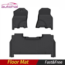 All Weather Floor Mats For 2019-2025 Dodge Ram 1500 Crew Cab Tpe Liners Cargo