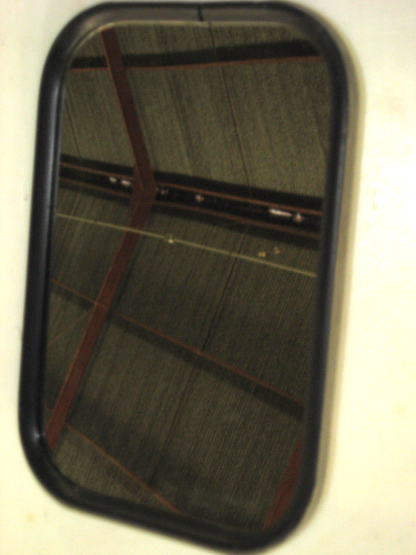 7-1/2" x 10-1/2" METAL MIRROR HEAD, # 350 - Picture 2 of 2