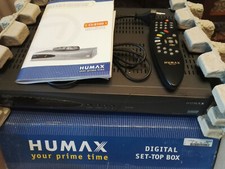 DECODER HUMAX CI 5100  SAT DVB + CAM ASTON REV 1.2 TELECOMANDO E ISTRUZIONI