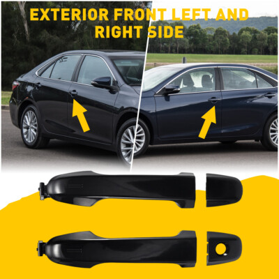 2XFront Driver+Passenger Outside Exterior Door Handle For Toyota Camry 2012-2017