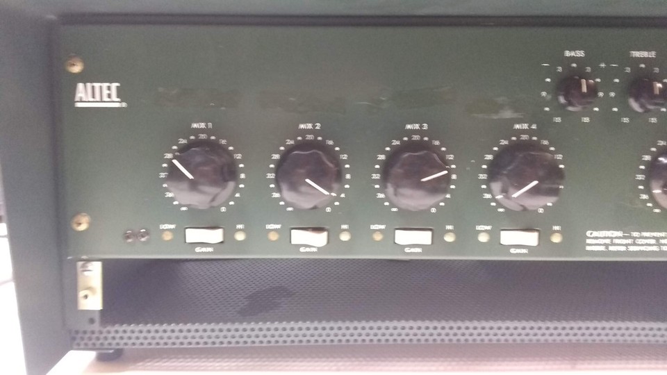 Vintage Altec 1606A Mixer Power Amplifier W/ altec rack. | eBay