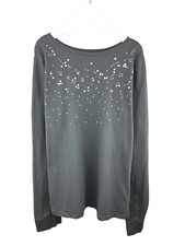 Gap Kids, Girls' Tee with Rhinestones, Sage Green, Size XXL 14-16