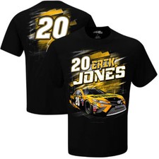 Erik Jones # 20 Nascar Short Sleeve Black Torque 2 Spot T-Shirt 2018 3XL