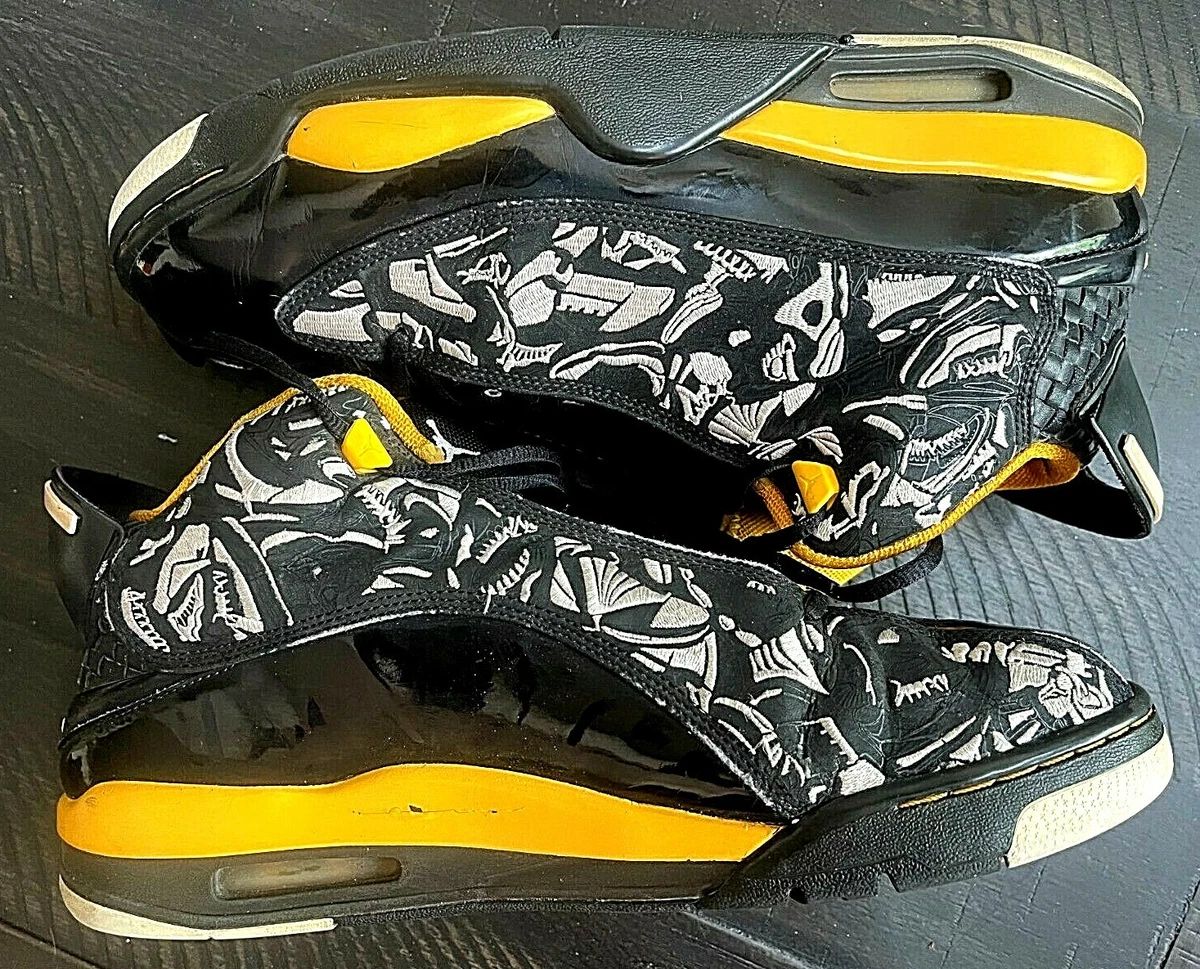 Jordan dub zero hot sale black and yellow