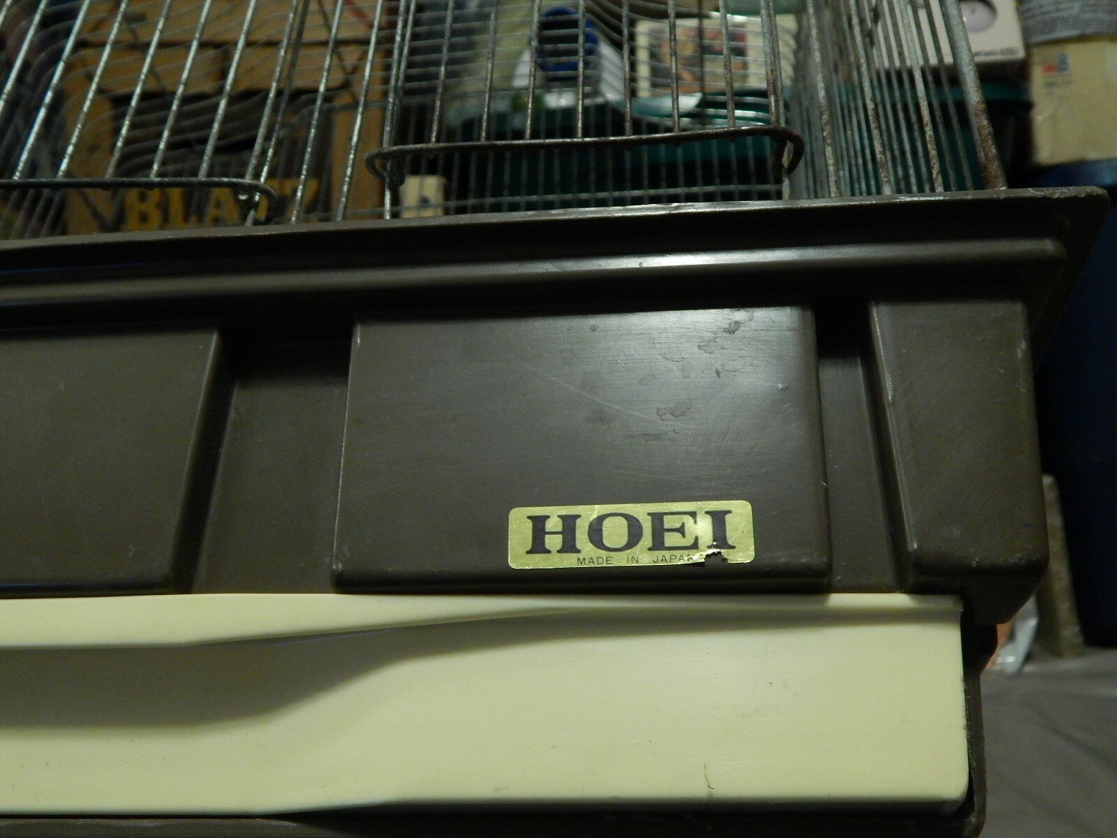 Vtg HOEI Brand Metal Bird Cage w/ PullOut Tray {Made in Japan} 18''x14