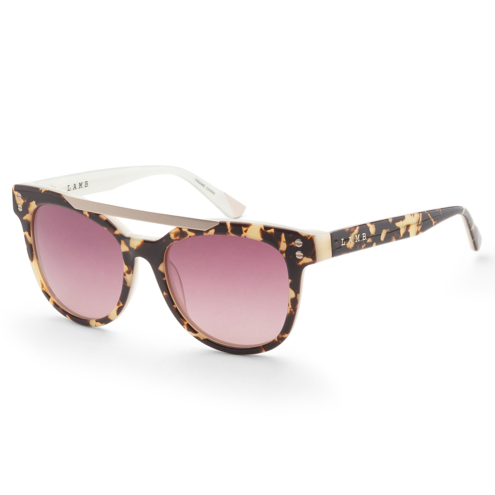 Солнцезащитные очки LAMB женские 53-миллиметровые черепаховые LA508-TOR-53 2490₽