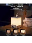 Vicsoon Alarm Clock Bed Lamp Night Light Bluetooth Multi Color Speaker - NEW — photo 3